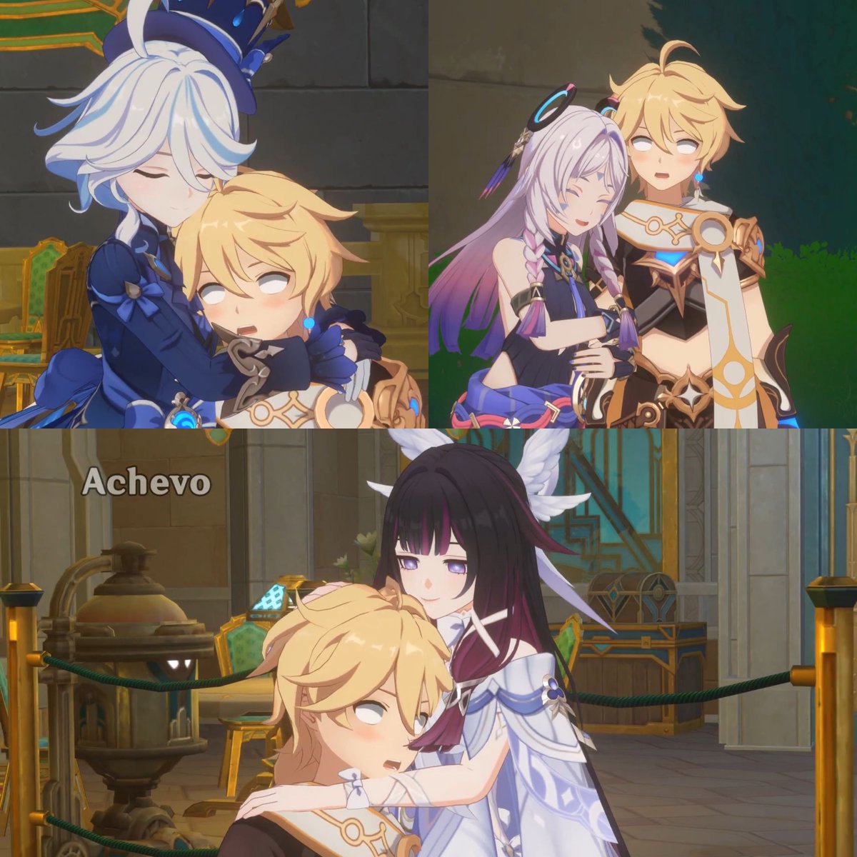 Lychee353's tweet photo. Aebina, Aelali, Aerina 
Sc:Achevo 
#columbina #citlali #furina #aether #Aebina #Aelali #aerina #genshinimpact https://t.co/rzmxRK2duo