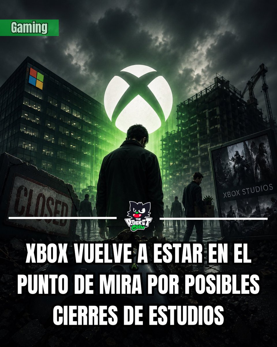 therocket_crew's tweet photo. Microsoft vuelve a estar bajo presión por Xbox. Nuevos reportes apuntan a posibles reestructuraciones internas mientras la compañía impulsa su estrategia multiplataforma.

#Xbox #Microsoft #Gaming #Videojuegos https://t.co/ur7CTbGGAE