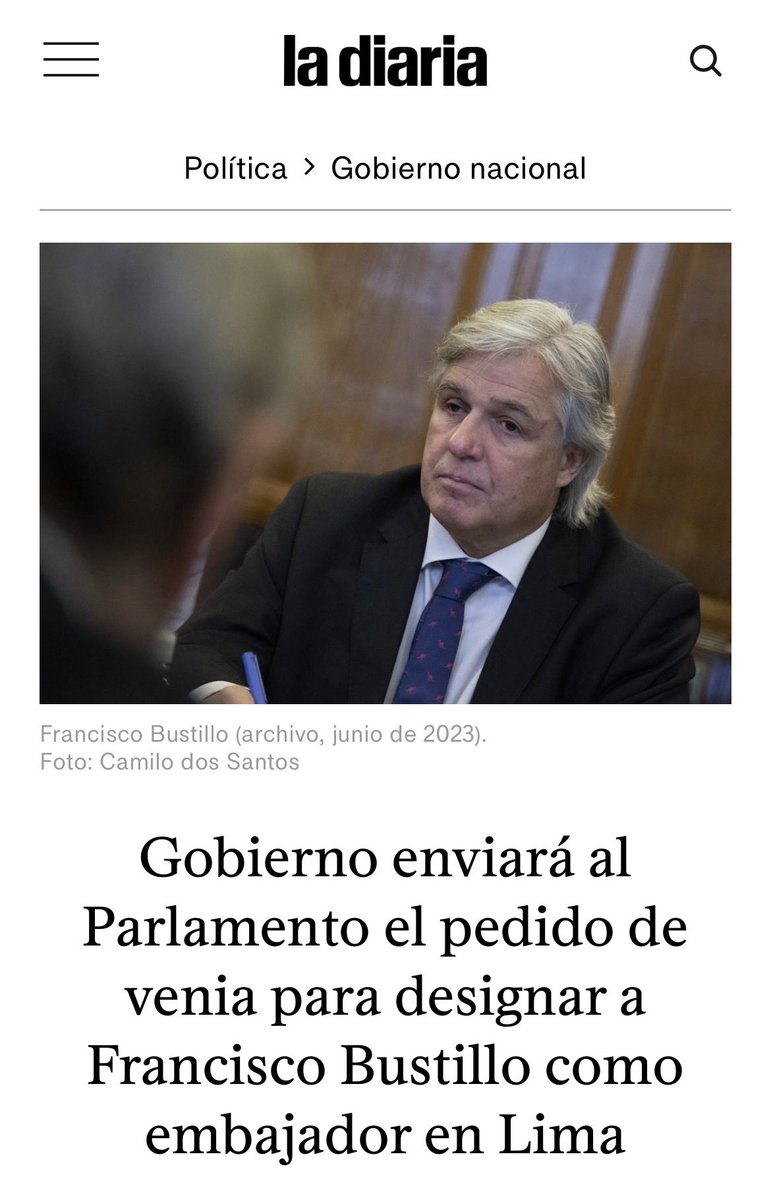 mautesaravia's tweet photo. Que le pasa al ex Canciller de Lacalle Pou, que recomendaba “perder el celular” a la subsecretaria Ache, por el “caso Marset” y las mentiras y omisiones al Parlamento???
El que día antes de dejar el Gobierno Lacalle Pou quiso “mandar de Embajador”, pero tuvo que retirar pedido.👇 https://t.co/aBbjTQme7V