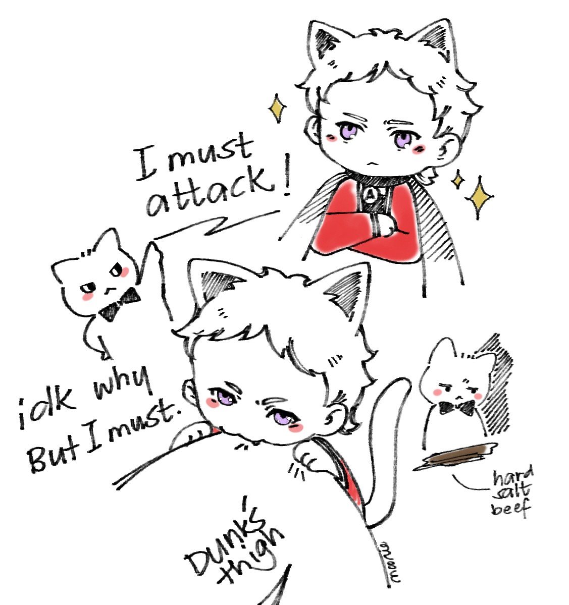 moonjiro08's tweet photo. #dunkaerion #akotsk
Cat Aerion 🐱
He's a menace but a cute one! https://t.co/TRA7sceyV3