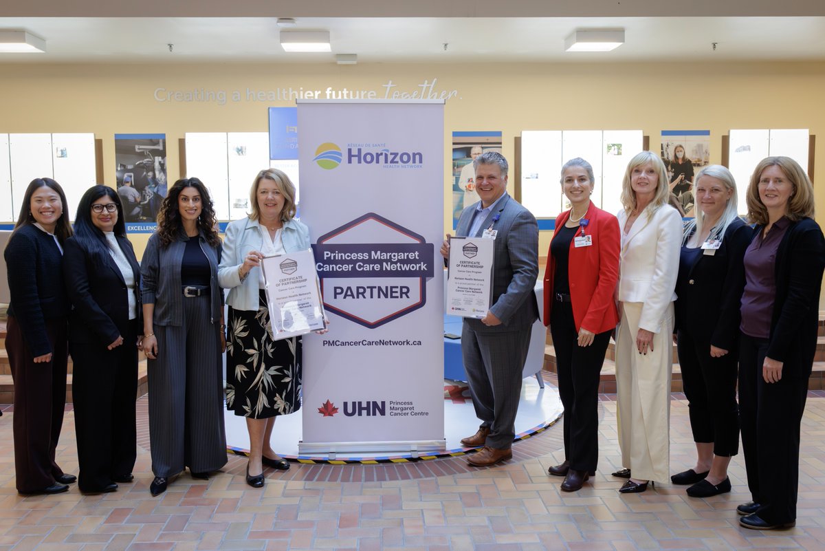 pmcancercentre's tweet photo. We're pleased to welcome @HorizonHealthNB to the Princess Margaret Cancer Care Network. As NB’s largest regional health authority, Horizon becomes our 9th Canadian partner and 1st from the Maritimes. Together, we’re advancing cancer care across Canada.

https://t.co/wpcO4WvokE https://t.co/8iv6NJM2Yv