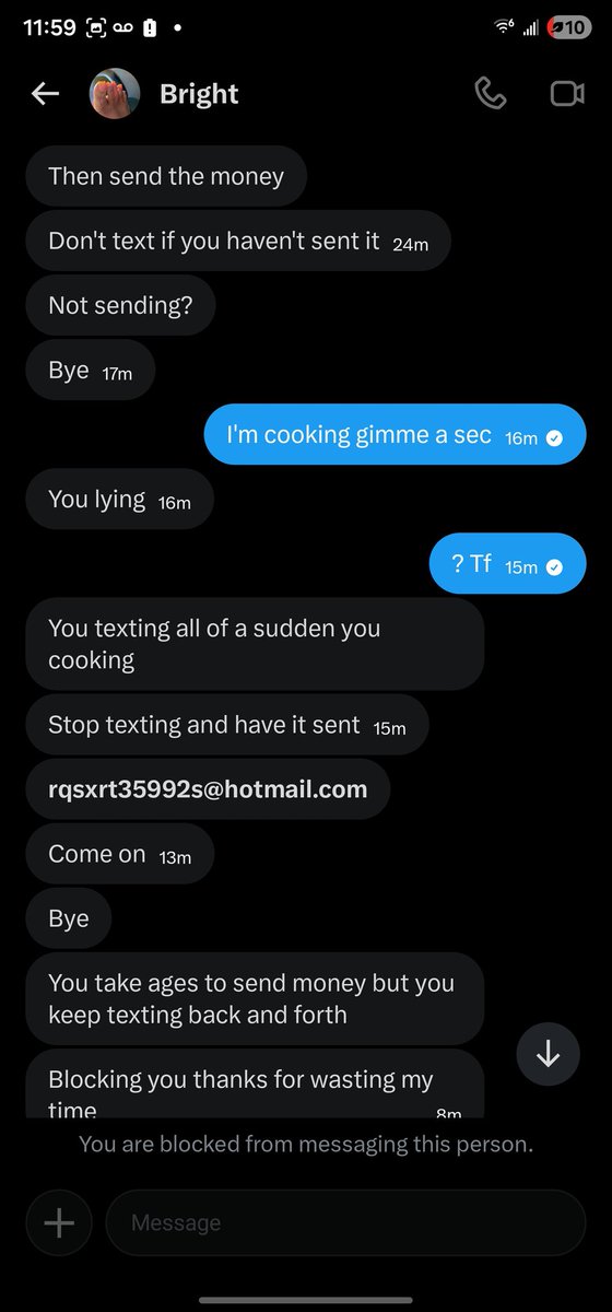 Zoe_assin's tweet photo. Watch out for her she seems like a scammer https://t.co/WzSEzs3jZL