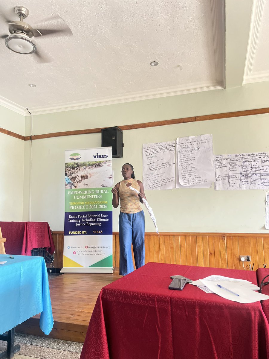 RadioComnetu's tweet photo. Comnetu Training Updates 📸
Participants share findings on past floods in Kasese & Fort Portal; causes, impacts & solutions. The goal is to learn what could’ve prevented loss of life & property and pitch stronger climate stories. #ComnetuMediaTraining #ClimateJustice https://t.co/x4oYRxxSqr