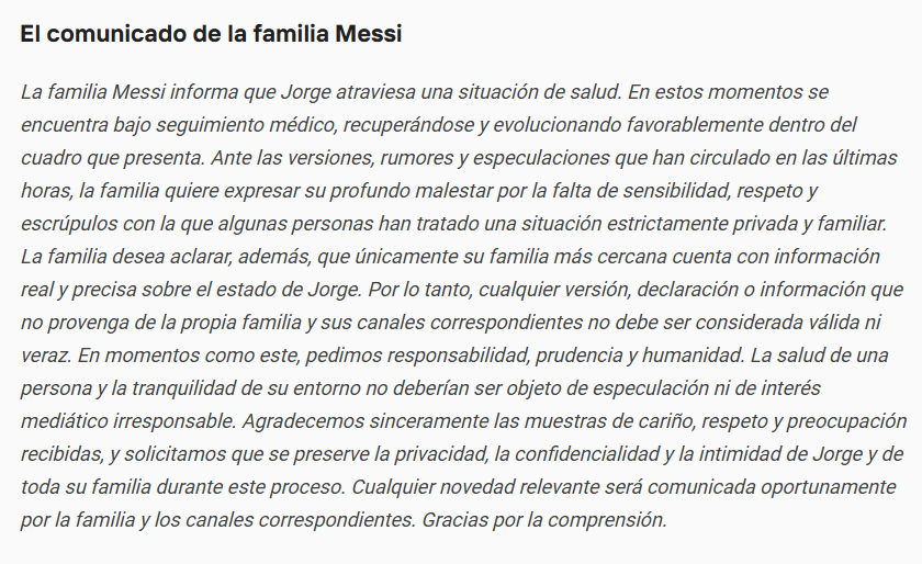 JohannTenorio's tweet photo. Todos a mandarle el aguante al papá de Messi, gente. https://t.co/dVIUWoHqtw