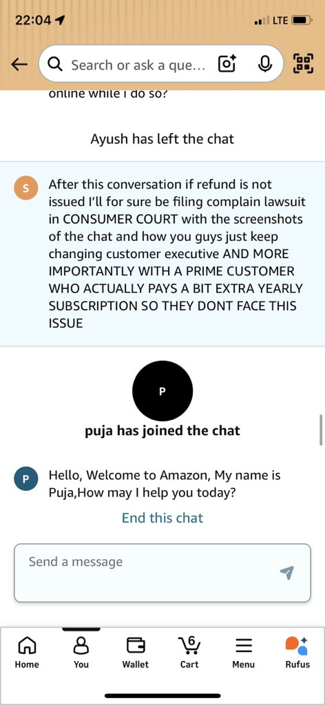 oooops_10's tweet photo. @amazonIN 

I purchased a shirt from Amazon and you delivered wrong size. I raised a return request, and it got picked verified and it has been 15 days and no REFUND 
THIS IS THE SERVICE YOU GIVE TO PRIME MEMBER 
RECEIVED 9June return picked and verified on 10June https://t.co/pxwhKtcAfZ