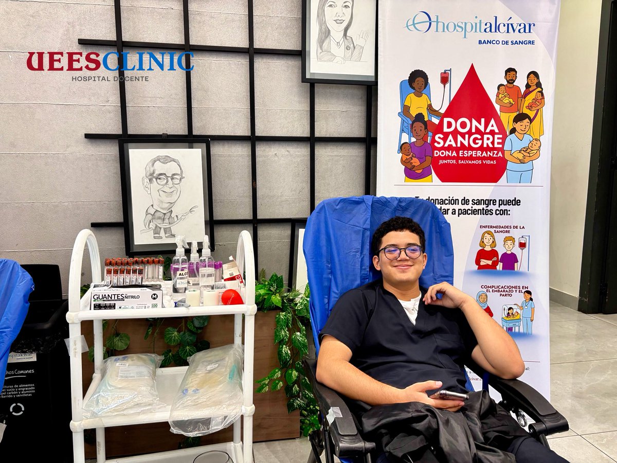 UEESClinic's tweet photo. Gracias por haber sido parte de nuestra campaña de donación de sangre "Una gota de humanidad".

Cada persona que decidió donar hizo mucho más que brindar unos minutos de su tiempo: ofreció esperanza, apoyo y una oportunidad de vida para quienes más lo necesitan. https://t.co/45hkMTVOsB