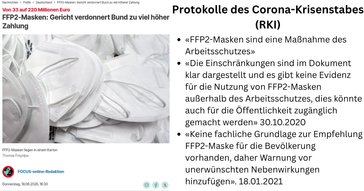 BBarucker's tweet photo. Wer zahlt für all die Masken und die damit verbundenen Rechtsstreitigkeiten inklusive Anwaltskosten? Jens Spahn zufolge wurden sie nie für die Allgemeinheit gekauft, sind nicht zum Infektionsschutz zugelassen und stellen eine Gesundheitsgefahr für nicht geschulte Personen dar. https://t.co/k8Yl3kWfqf