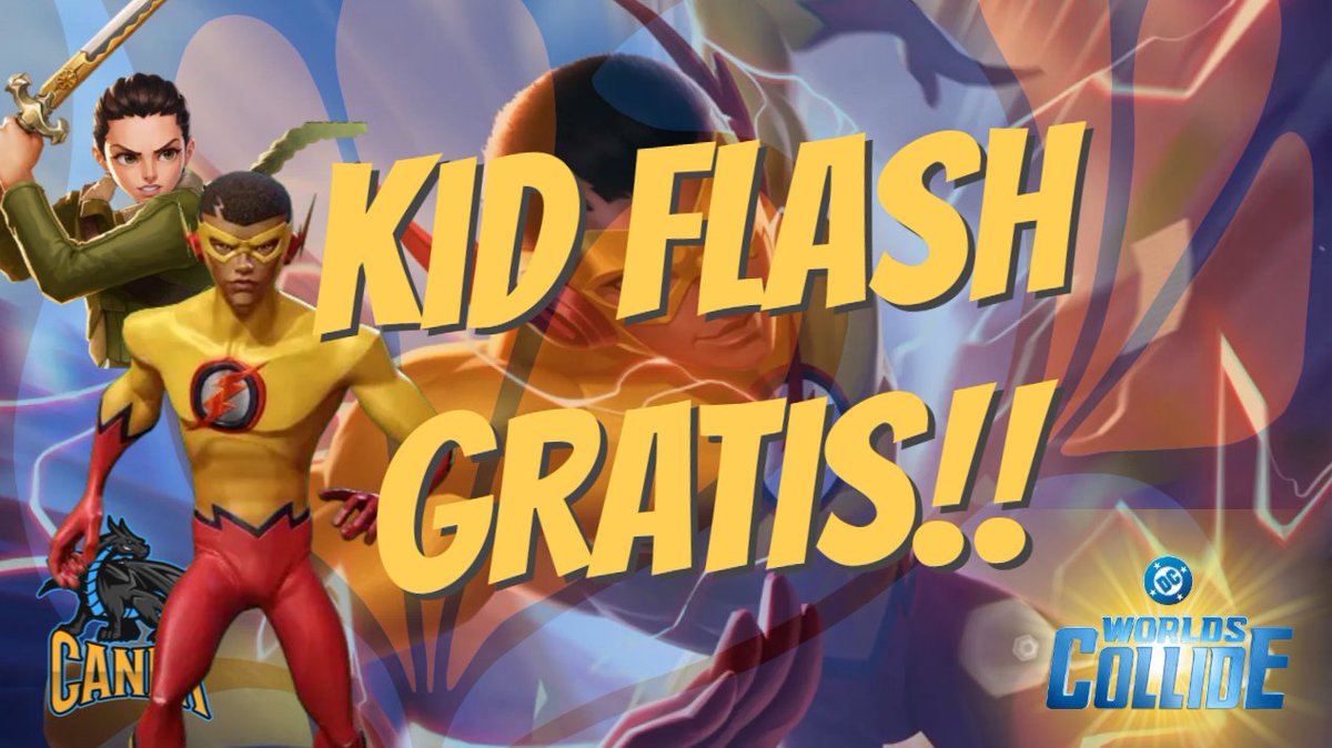 YoutubeCanek's tweet photo. 🎁KID FLASH GRATIS!! COMO CONSEGUIRLO Y RUTHYE EN DC WORLDS COLLIDE!! ESP... https://t.co/VKc6OWk7oV via @YouTube https://t.co/8QR6WsbbgY