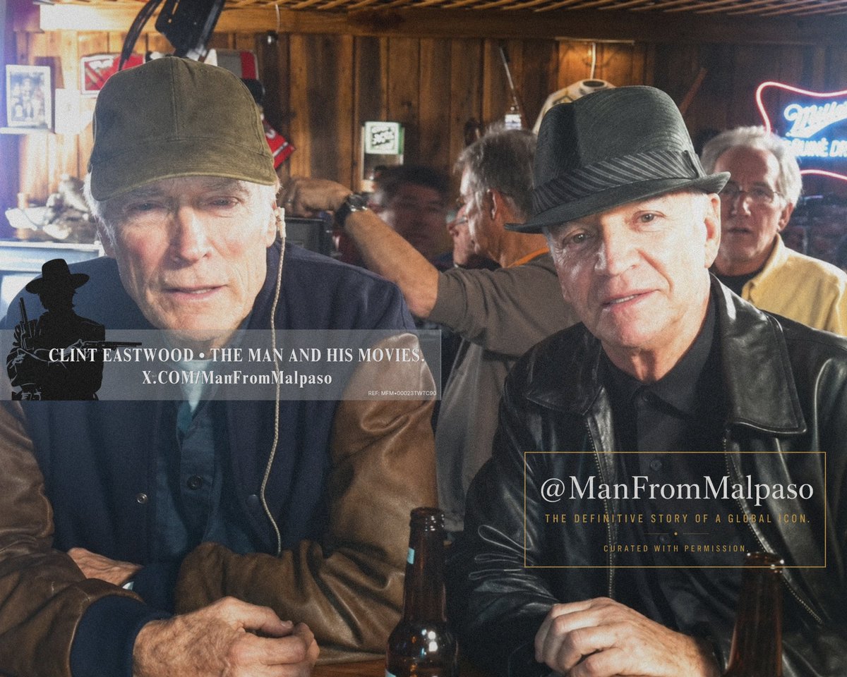 ManFromMalpaso's tweet photo. Deeply saddened to hear of Tom Dreesen’s passing. Clint and Tom shared a friendship that lasted over 30 years — built on work, laughter, and a genuine connection. They appeared together in Trouble with the Curve, played endless rounds of golf, and were often seen at Fabrocini’s and the Vibrato Jazz Club. Tom captured their bond perfectly: 
“I’ve been friends with this guy for over 35 years, and there has never been a time we’re together that we don’t make each other laugh.”