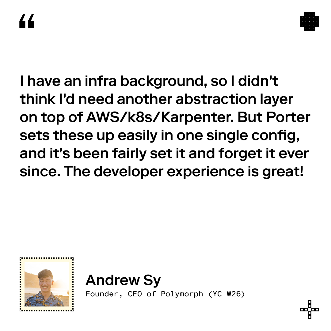 Porter tweet media