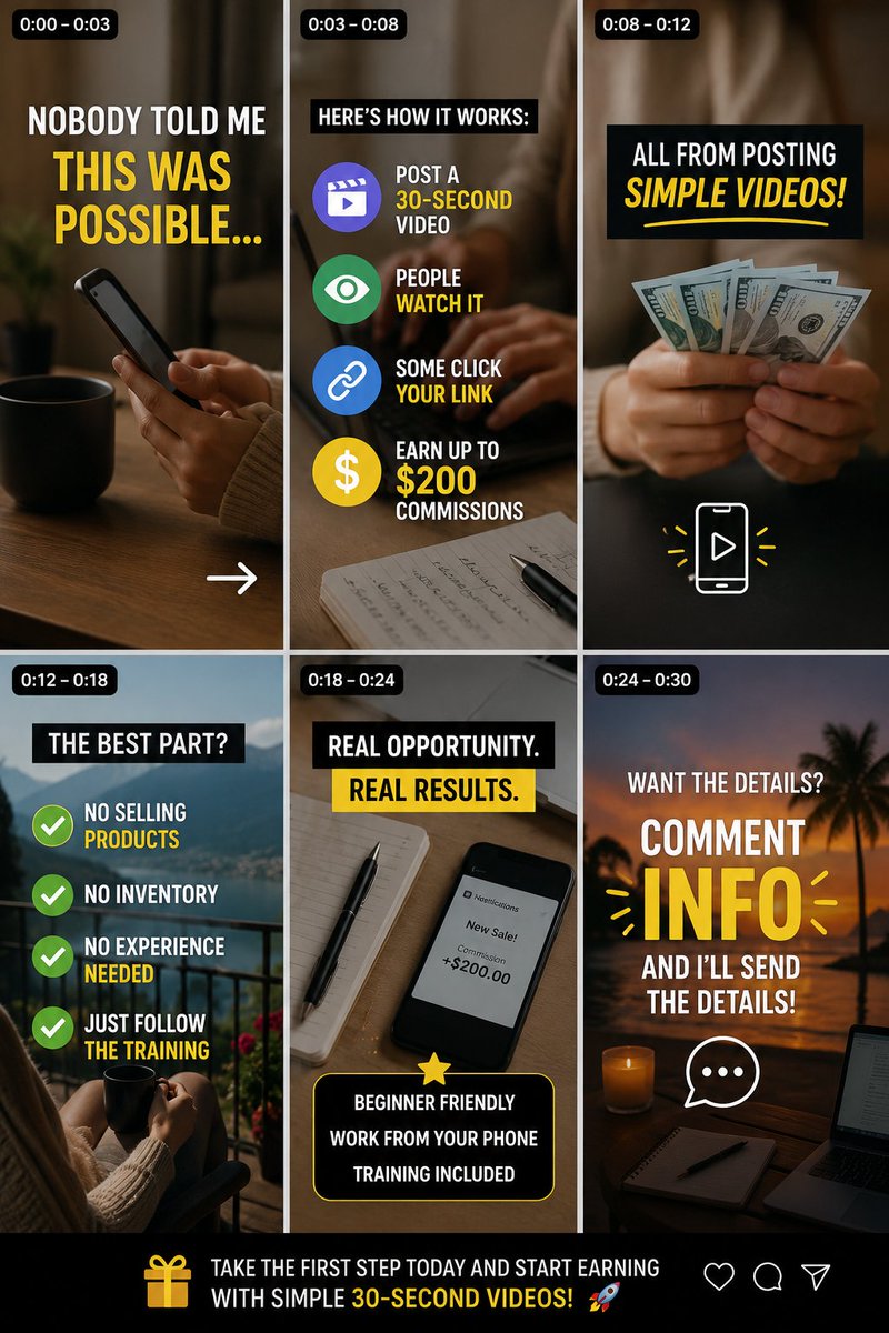 drillmaster_48's tweet photo. upload a 30 second video and get paid
Learn the step by step system here
https://t.co/fyH6OBN6u1 https://t.co/as5W0JsBvh