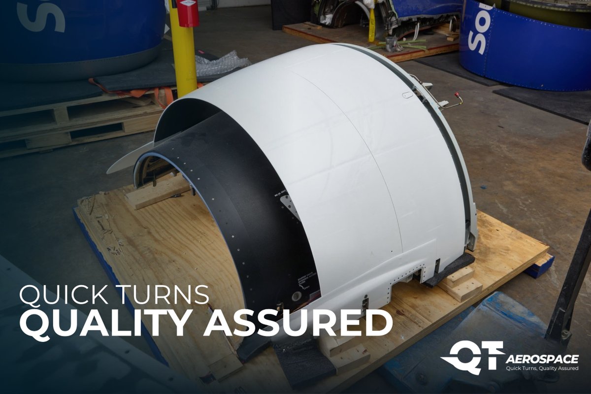 quickturnsaero's tweet photo. When a part leaves our shop, it's ready to fly — inspected, documented, and on schedule. That's the QT Aerospace difference: speed without shortcuts. 

Visit https://t.co/s12t7iVLGg to request a quote today!

#QuickTurnsQualityAssured #AviationMRO #QualityAssurance #AvGeek https://t.co/F57ErBtXA4