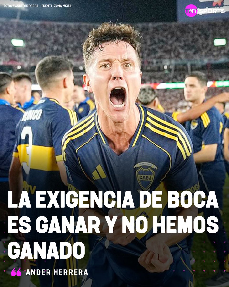 TNTSportsAR's tweet photo. "EL CLUB NO TENDRÁ NINGÚN PROBLEMA CONMIGO" 🔵 🟡

Ander Herrera se despidió de Boca y rompió el silencio respecto de los motivos de su salida.

🗣️ "Fue fácil. Cada cuerpo técnico tiene prioridades. Cuando sea DT tendré las mías. Tengo agradecimiento a la gente que me trajo. Yo lo que hice es ponerle más fáciles las cosas al nuevo cuerpo técnico con el grupo que ellos consideran mejor. La PRIORIDAD ES BOCA, NO ANDER HERRERA, y queremos que tenga un segundo semestre exitoso. Lo que dejé claro al club es que en ningún momento iban a tener problemas conmigo. Román debe tener mucho trabajo presidiendo al club más grande del mundo, ya tendremos tiempo de darnos un abrazo y charlar. Boca deja de tener a un jugador pero tendrá a un hincha por el resto de mi vida".