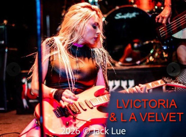 ginabarkey's tweet photo. Had a great time watching LVICTORIA &amp; L A VELVET performing LIVE at the WHISKY A GO GO in West Hollywood, California. Great energy, new music and awesome band members!!! 🥰🎸💕🎶 https://t.co/T12P9fZ3lX