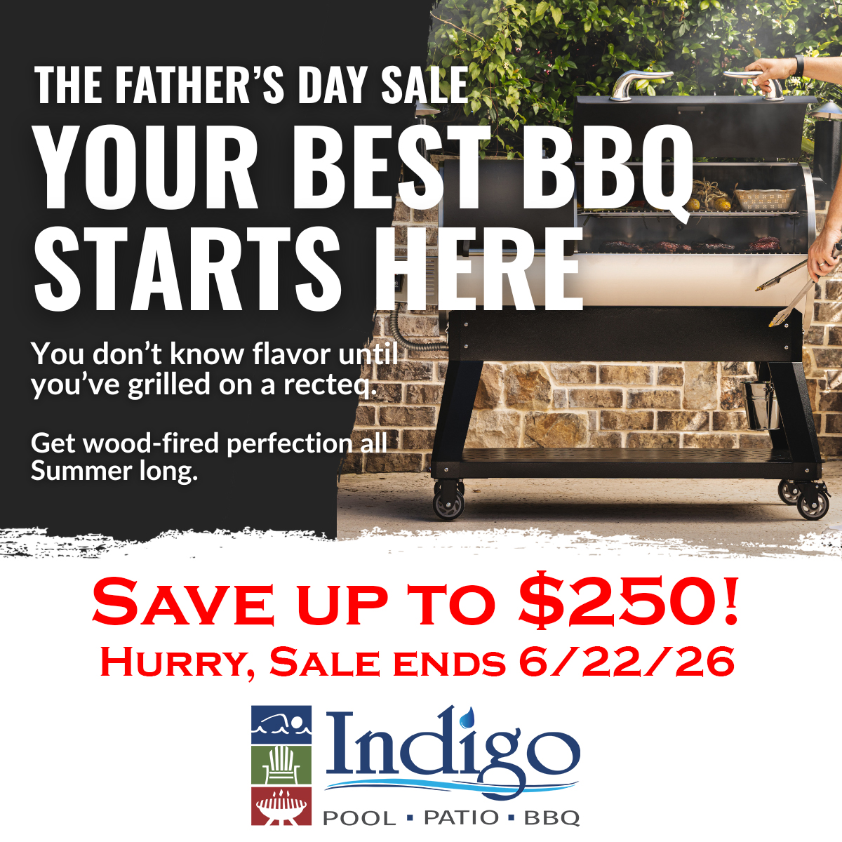 IndigoOutdoor's tweet photo. ๐ฅ THE SMOKIN' DEAL YOUโVE BEEN WAITING FOR!
Ready to elevate your backyard BBQ game? Right now, recteq grills are on sale at Indigo Pool Patio BBQ, and you can save up to $250!
#recteq #RecteqGrills #BBQSale #IndigoPoolPatioBBQ #GrillMaster #SmokerPelletGrill #BackyardBBQ https://t.co/bkLxGiKqmL