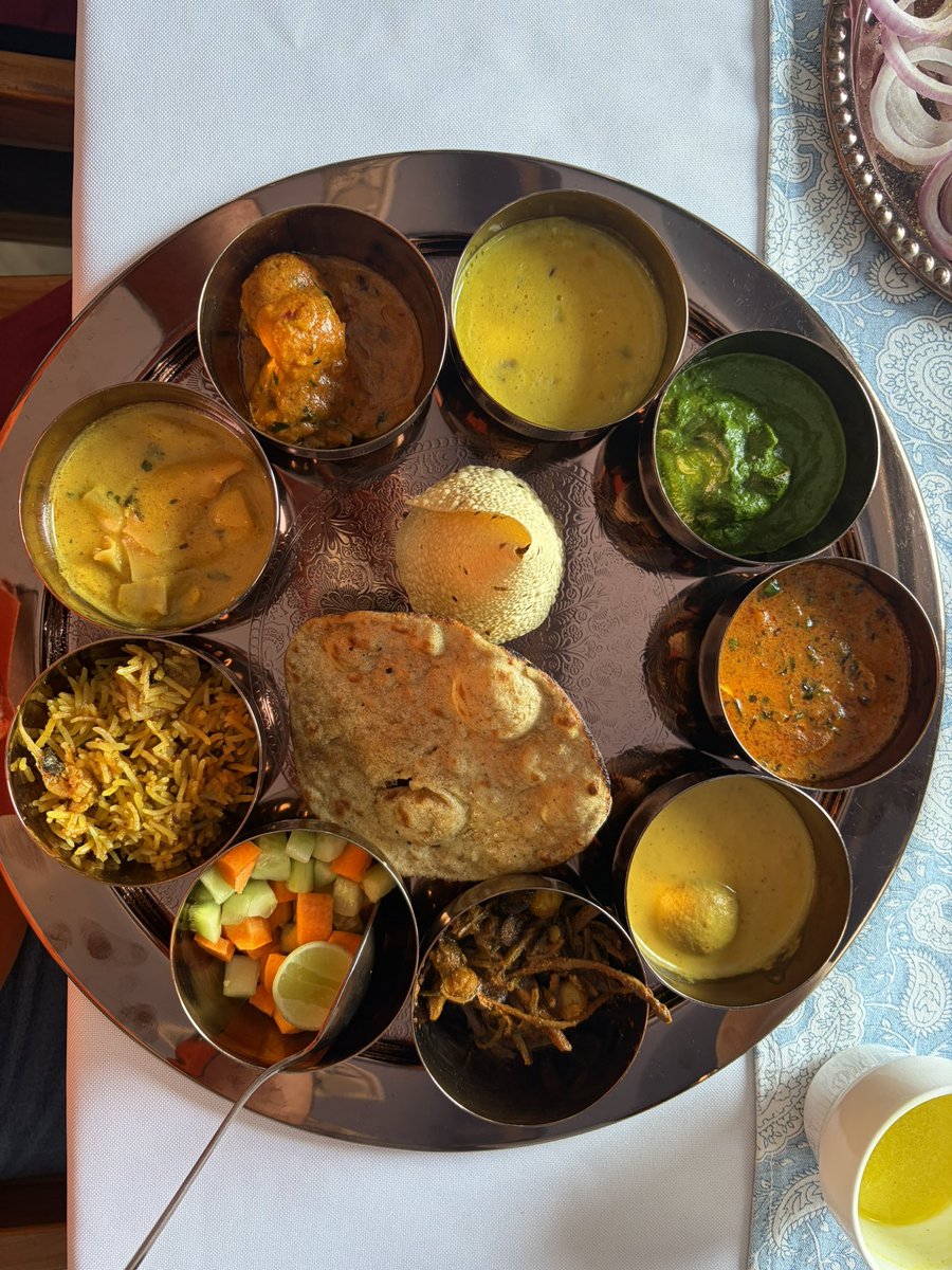 akpali's tweet photo. If food is a reason to travel, Rajrasa  is a reason to visit Jaipur. Had one of the most memorable meals of my life there last week. Every single item was outstanding. 11/10. https://t.co/6rK1qdxzVV