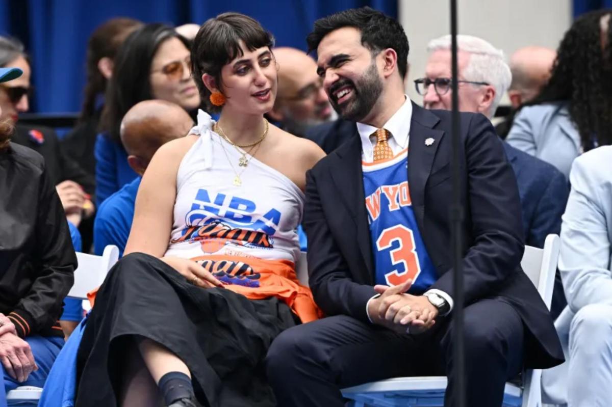 nypost's tweet photo. NYC first lady Rama Duwaji sports eyebrow-raising dress at City Hall ceremony https://t.co/WjwIzjflJi https://t.co/XgoKfaizYD