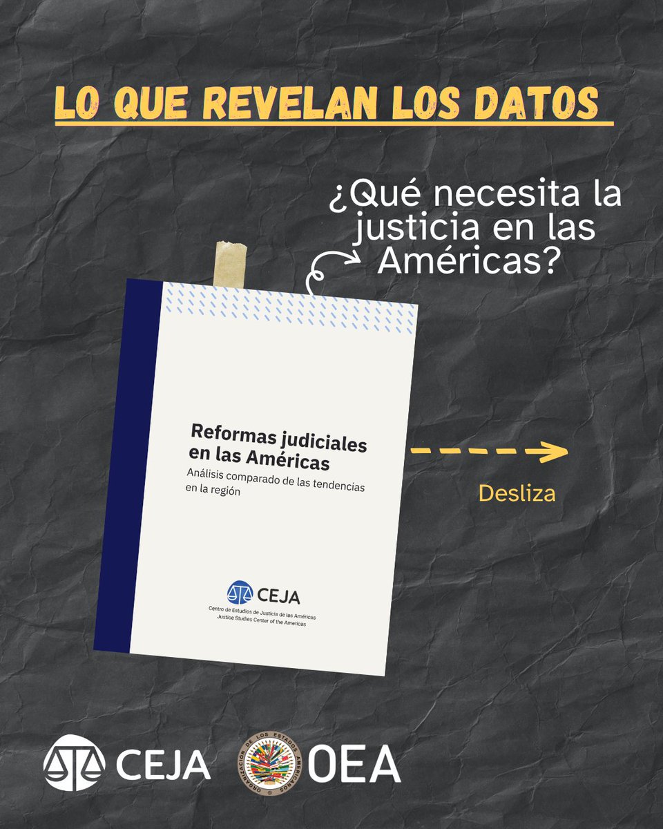CEJAoficial's tweet photo. #ReformasJudiciales ⚖️ ¿Qué nos dicen 139 reformas judiciales sobre el estado de la justicia en América Latina? https://t.co/bKz82UajpX