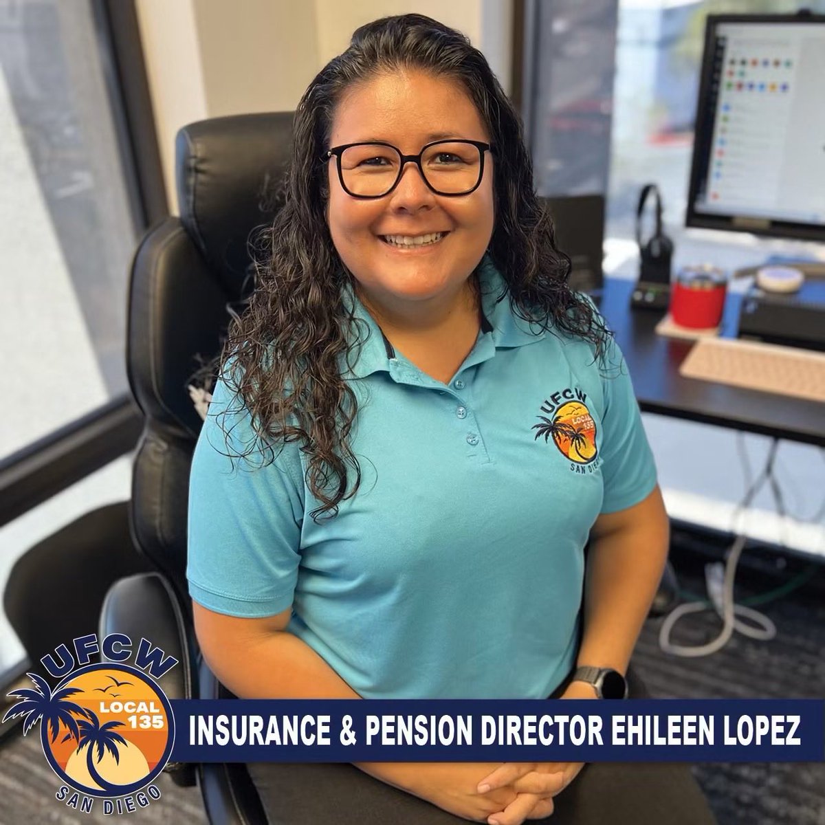 UFCW135's tweet photo. Yesterday, we proudly wore our new logo polo shirts for the first time as we welcomed members to our new headquarters in Scripps Ranch.

Our new logo reflects the San Diego communities we serve and the bright future ahead for our union.

Forward Together, Stronger Than Ever! https://t.co/5mFQVPVivb