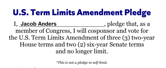 JacobKAnders's tweet photo. Who else loves term limits? https://t.co/thSrKVn0Gq