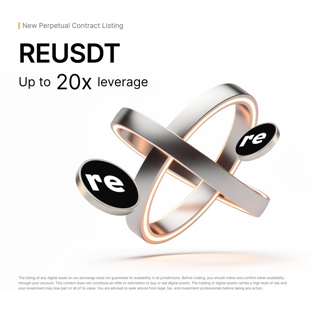 Bybit_Official's tweet photo. New Perpetual Listing: $REUSDT is now live on Bybit! 🚀 

Trade $RE with up to 20x Leverage: https://t.co/XTA5tdtZDO

#Bybit #NewFinancialPlatform https://t.co/da1IFC4BJk