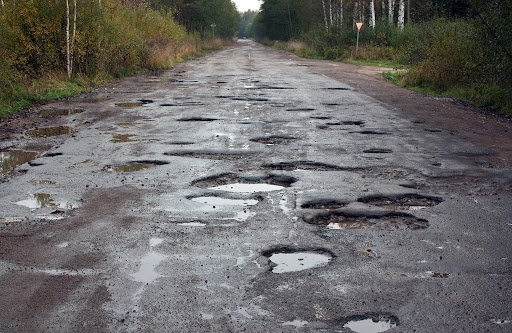 Isuckatpicking's tweet photo. Alberta Government - "We can't suspend the provincial fuel tax because we use that money for road and highway maintenance."

Meanwhile Alberta roads: https://t.co/ti8FtGJzuJ