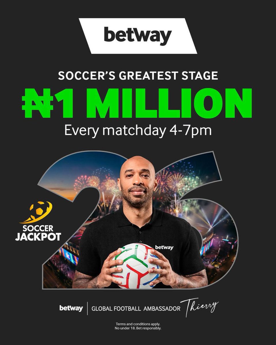 kaaego's tweet photo. Betway just enter World Cup with full force 😭🔥

₦1M up for grabs every day if you bet on any World Cup game between 4pm and 7pm on betway soccer jackpot . At this point, moving man go surely meet him luck o 🤞🏽😂

sign up asap o 👉🏽https://t.co/aWDswWiaIC https://t.co/xljy8EAYh6