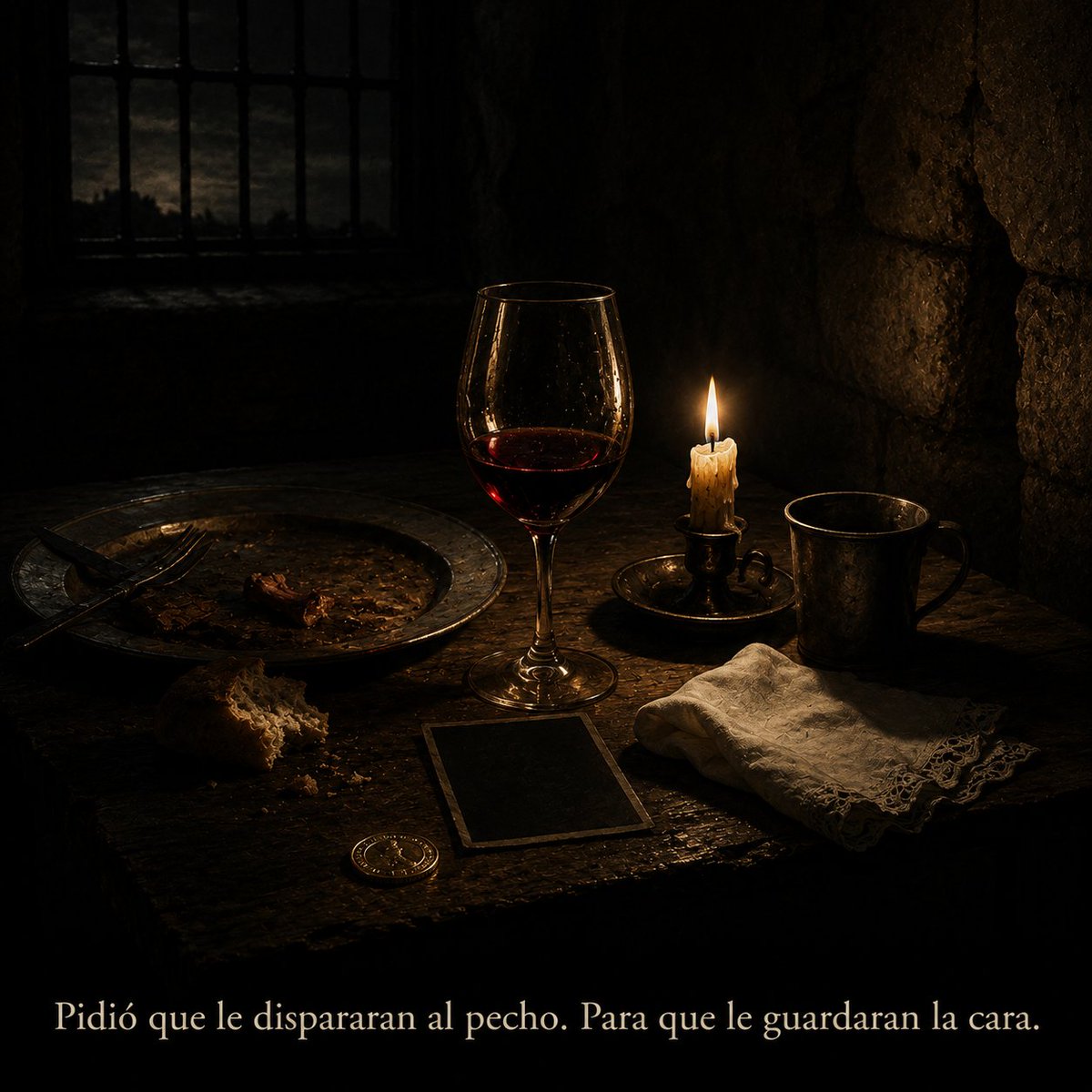 DonPorfirioDiaz's tweet photo. La madrugada del 19 de junio de 1867, Fernando Maximiliano de Habsburgo despertó en su celda del Convento de las Capuchinas en Querétaro mucho antes del amanecer. Tomó su última comida cerca de las 5:15 de la mañana: carne, media botella de vino tinto, café y pan. No era como los banquetes del Castillo de Chapultepec con sus vajillas de Limoges y sus chefs húngaros. Era lo que había. Poco antes de partir hacia el paredón, quizá apuró de un solo trago el último vaso de vino, como a veces lo hacía. Había llegado a México en la fragata Novara tres años antes creyendo que gobernaba. Ahora se preparaba para morir en un convento de provincia, solo, sin Carlota, sin el ejército francés que lo había traído, sin el apoyo del clero conservador que lo había invitado. Asistió a misa antes de salir. Vestía una levita larga, camisa blanca y pantalón oscuro. La ropa de un hombre que entiende la solemnidad del momento y no tiene otra cosa que ponerle a esa solemnidad. Frente al pelotón, entregó una moneda de oro a cada uno de los soldados que iban a fusilarlo, pidiendo que su sangre sellara las desgracias de su nueva patria. Pidió que le dispararan al pecho y no en la cara. El último gesto de vanidad imperial: que no le desfiguraran el rostro. Su cuerpo sería embalsamado y enviado a Austria en la misma fragata Novara que lo había traído a México. El barco que lo trajo se lo llevó. Sus últimas palabras incluyeron el perdón a sus ejecutores y la solicitud de enviar un reloj y una foto de Carlota a Europa. El hombre que gobernó México murió pidiendo que le mandaran una fotografía a su esposa. Carlota vivió sesenta años más sin saber con certeza cuándo había ocurrido. La media botella de vino y el pan del 19 de junio de 1867 fueron su última cena. Duró menos que la que inspiró.