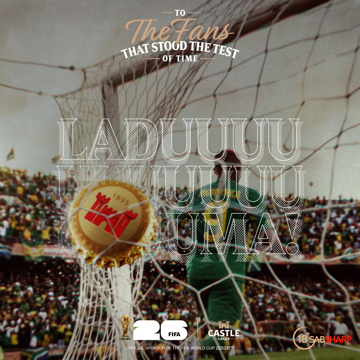CastleLagerSA's tweet photo. LADUUUUUUUUMAAAA!

What a beautiful equaliser from Teboho Mokoena! 🥳🇿🇦

Mzansi, drop a 🇿🇦in the comments and show your #BafanaPride and you could score a #BafanaBafana FIFA World Cup26™ Jersey! 

#FIFAWorldCup #DlalaCastle #RSACZE https://t.co/rIbhxnlw6a