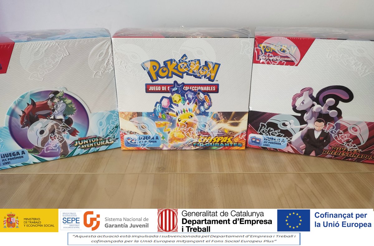 LmtCardboard's tweet photo. Ya disponibles los sets de Pokemon tcg Juntos de aventuras, Chispas Fulgurantes y Rivales Predestinados en Español. #PokemonTCG
https://t.co/LF9gAk3z4A https://t.co/UOgEDwLPnD