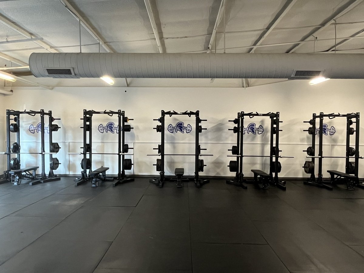 CSD_Boosters's tweet photo. With the partnership and support of @CSDCrier Administration and our friends at @RZStrength @cover2group 
We are proud to show off the new and improved weight room for @CSD_athletics 
Thanks to our members and sponsors for their continued support!

Go Spartans! https://t.co/U1fDcC5HLE