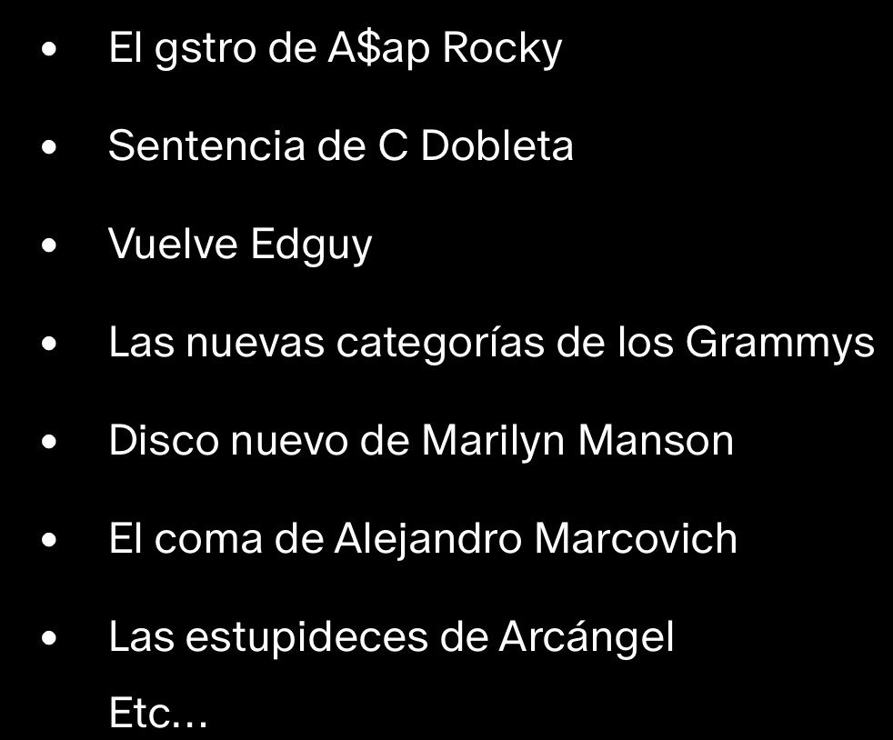 AcordesYRimas's tweet photo. [Episodio 511]

Hoy @Joutax y @QueSobrao traen Notas y Noticias y nos hablan de categorías nuevas en Grammys, el guitarrista de Caifanes, el gstro de A$ap Rocky, C Dobleta, etc.

Spotify: https://t.co/81t0Z0F59r

Youtube: https://t.co/bpqqOT96Uk

https://t.co/ndKFTZ7H48

RT! https://t.co/Pw9eheOzAJ