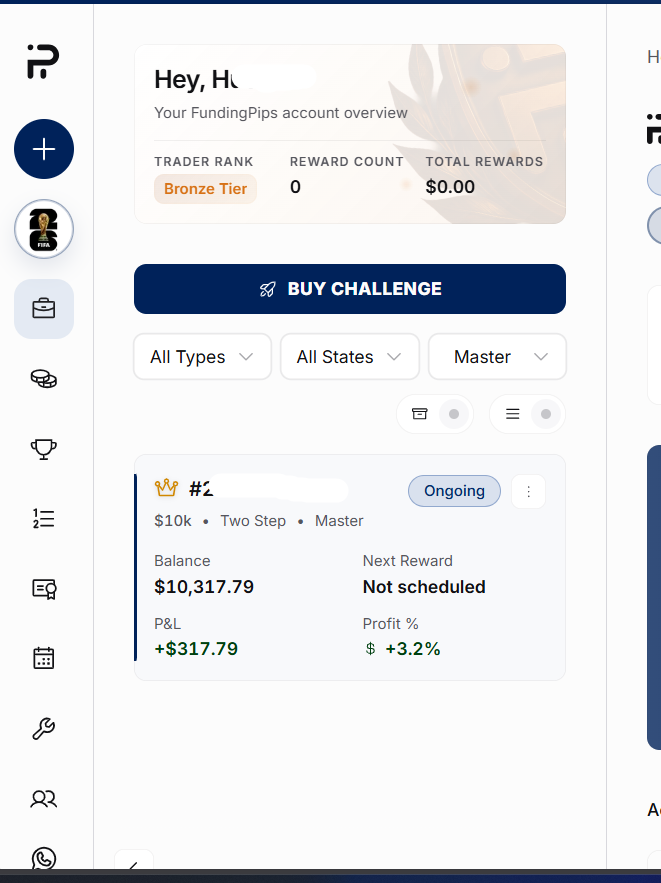 realfxsniperht's tweet photo. I have passed a 10k 2 step challenge with @fundingpips in the last 2 weeks. today I manage to close at 3% profit ,I won't trade this account anymore and will wait for my payout. finally hard work does pay off after those years #propfirm #fundingpips https://t.co/5poPDFEItP
