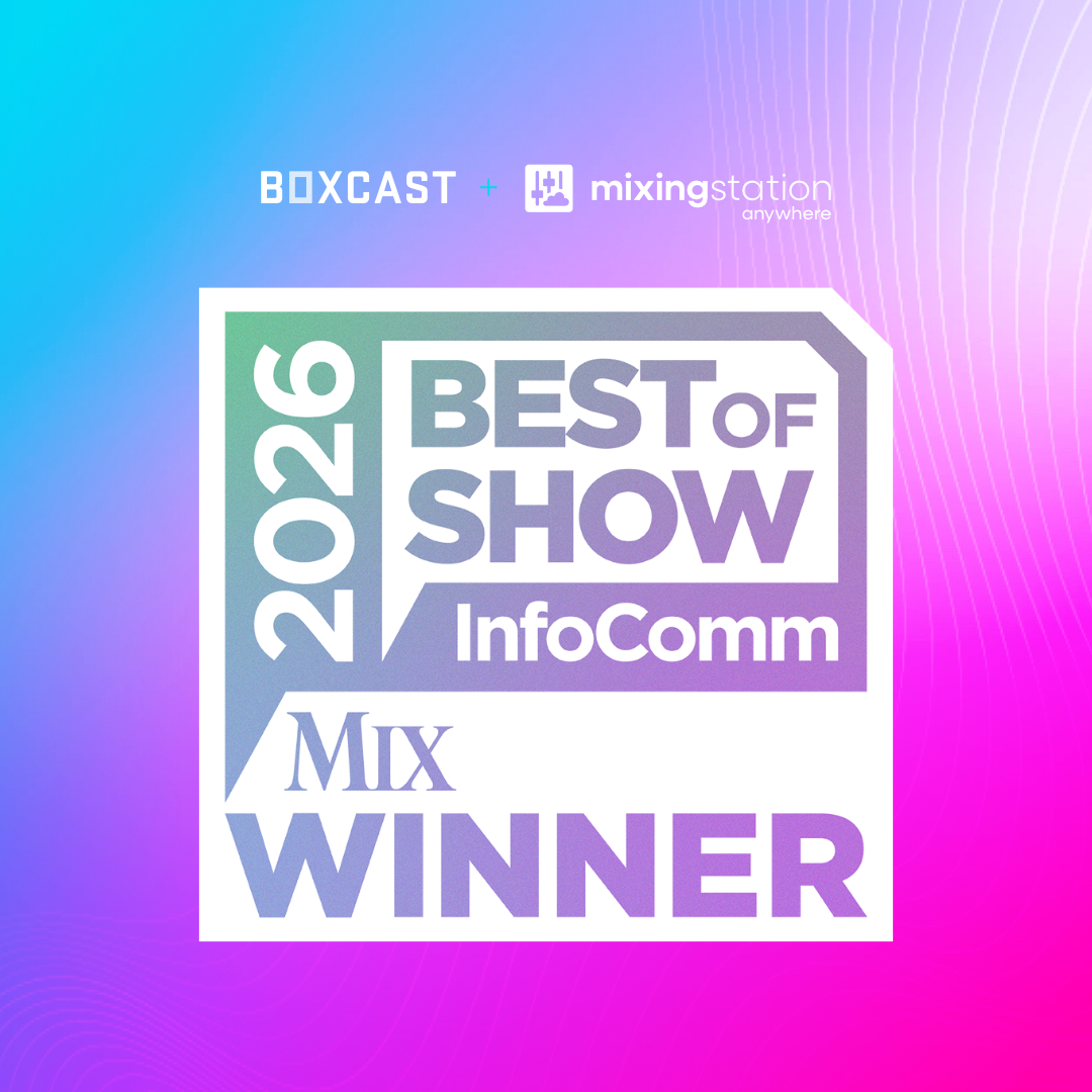 BoxCast's tweet photo. Huge news from Las Vegas! We are thrilled to announce that BoxCast won Best of Show at InfoComm 2026 in THREE different categories! 🏆🏆🏆

A massive thank you to our incredible community and the judges for recognizing our team's hard work—we couldn't be prouder. Stop by the booth (Booth N6364 - North Hall) to celebrate with us and see our award-winning tech in action! 🎉 #InfoComm
