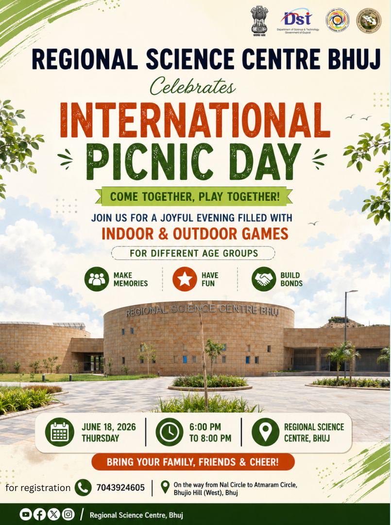 RscBhuj's tweet photo. @RSCBhuj celebrated #InternationalPicnicDay with fun-filled #indoor and #outdoor games. #Children and their #parents enjoyed playing Chess, Carrom, Tyre Race, Balloon Race and created cheerful memories. https://t.co/ELsua4FkTZ