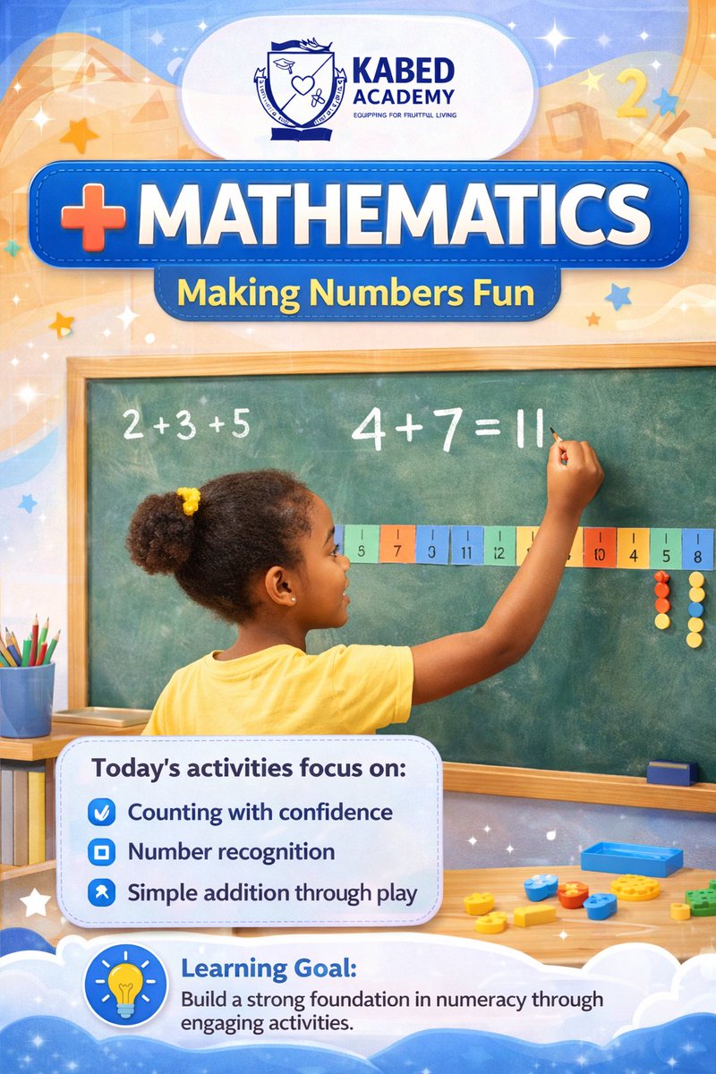 Du_siecle3's tweet photo. π¬ Which subject does your child enjoy the mostβPhonics, Mathematics, or Creative Learning? Tell us in the comments! We'd love to hear from you.
#InsideTheClassroom #KabedAcademy #LearningEveryDay #EarlyChildhoodEducation #FutureReadyLearners https://t.co/vmKoz1DC4Y