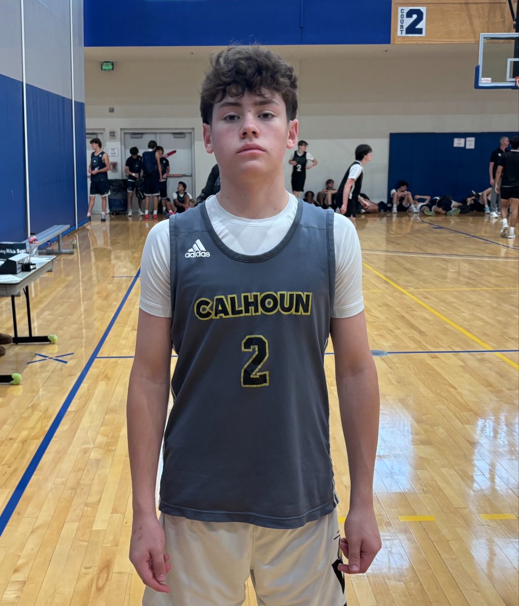 davis_mccarn's tweet photo. Calhoun JVs back court pair of Daniyus Jacoway and Easton Palmer scored the ball well today. Both high IQ guards that can score it in a variety of ways. https://t.co/LNj67u42f3