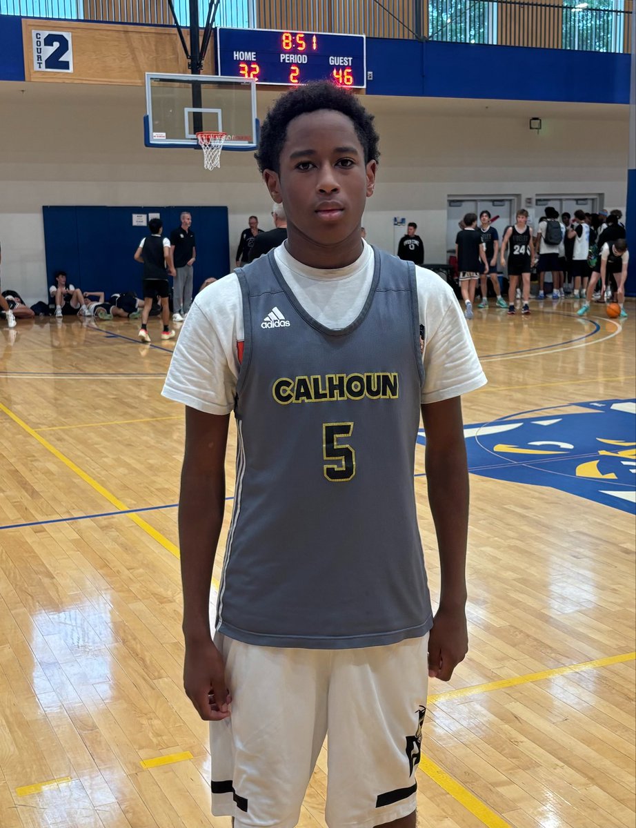 davis_mccarn's tweet photo. Calhoun JVs back court pair of Daniyus Jacoway and Easton Palmer scored the ball well today. Both high IQ guards that can score it in a variety of ways. https://t.co/LNj67u42f3