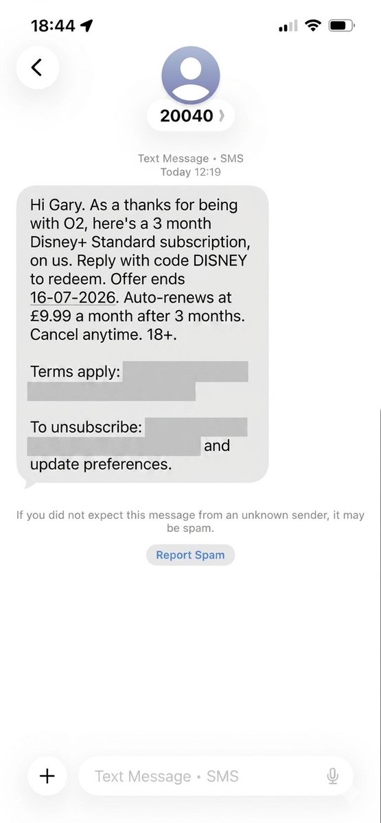 Gary_Polley's tweet photo. Hey @O2 is this genuine? https://t.co/dlIEDzcikN