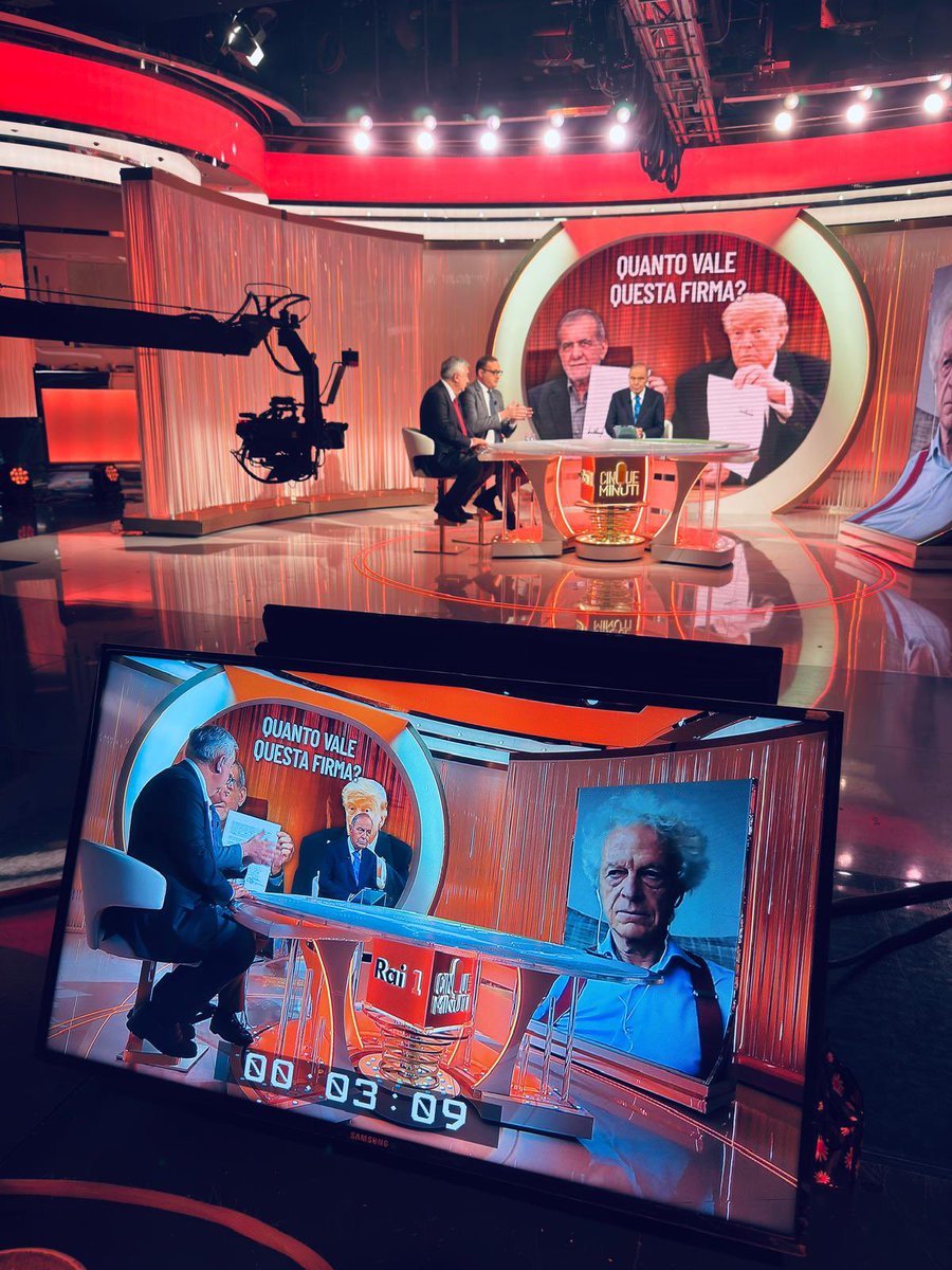 RaiPortaaPorta's tweet photo. Maurizio Molinari, giornalista, Tommaso Cerno, direttore de Il Giornale, Federico Rampini, Corriere della Sera, questa sera #18giugno ospiti a #CinqueMinuti. https://t.co/QkmNJmBNIC