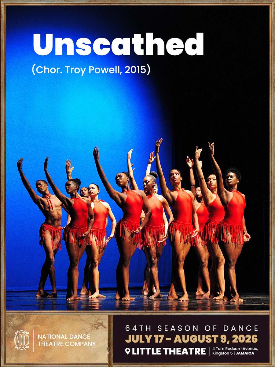 NDTCJAMAICA's tweet photo. Powerful. Athletic. Unforgettable.

Returning to the NDTC stage, 'Unscathed' (2015) by Troy Powell is a work that pushes the boundaries of physicality, resilience, and human determination. Since its premiere in 2015, audiences have been captivated by its energy and intensity. https://t.co/IgUO07tjGV
