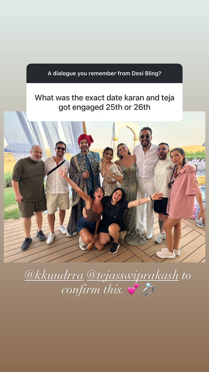 _Tejran_18's tweet photo. TejRan with Dubai Friends ❤️ 

#TejasswiPrakash #KaranKundrra #TejRan https://t.co/R2rUl7vRDP