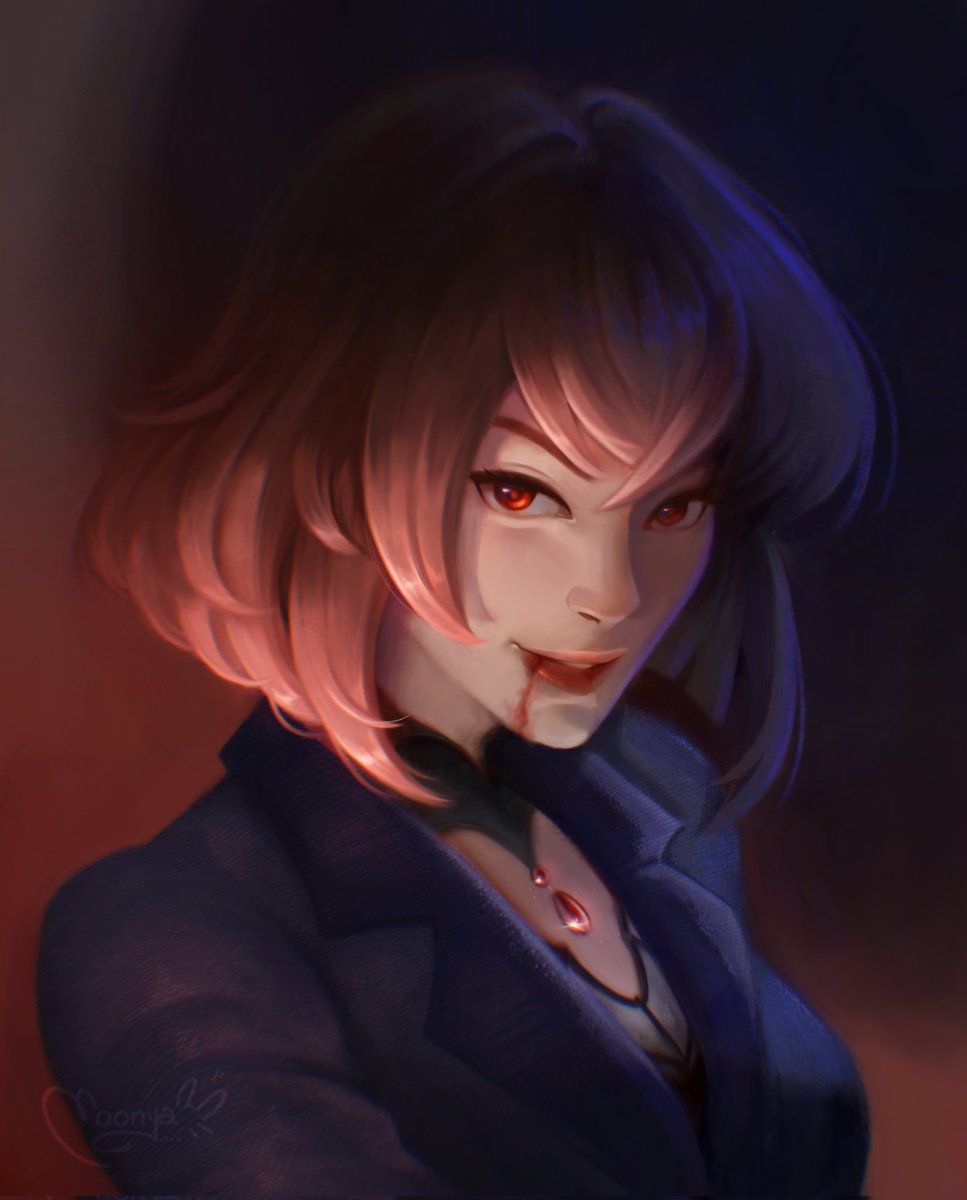 moonya_exe's tweet photo. ♡🦇𝕷𝖔𝖛𝖊 𝕭𝖎𝖙𝖊𝖘🦇♡

I did this portrait of Mina from Deadlock! I loved to work on this!❤️

( Also shout-out to all the artists who gave me feedback T^T♡ )
#mina #deadlock #fanart #digitalart #procreate #artistsupport #art https://t.co/qX3Fk4tg3j