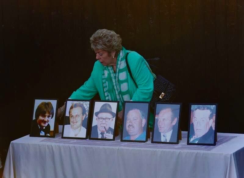 PolDeBuitleir's tweet photo. Thirty-two years ago today, Heights Bar Loughinisland. Six innocent men were murdered. As another World Cup unfolds remember Adrian Rogan, Malcolm Jenkinson, Barney Green, Eamon Byrne, Dan McCreanor, and Patsy O’Hare. 🤍 https://t.co/5wwJejXOTv