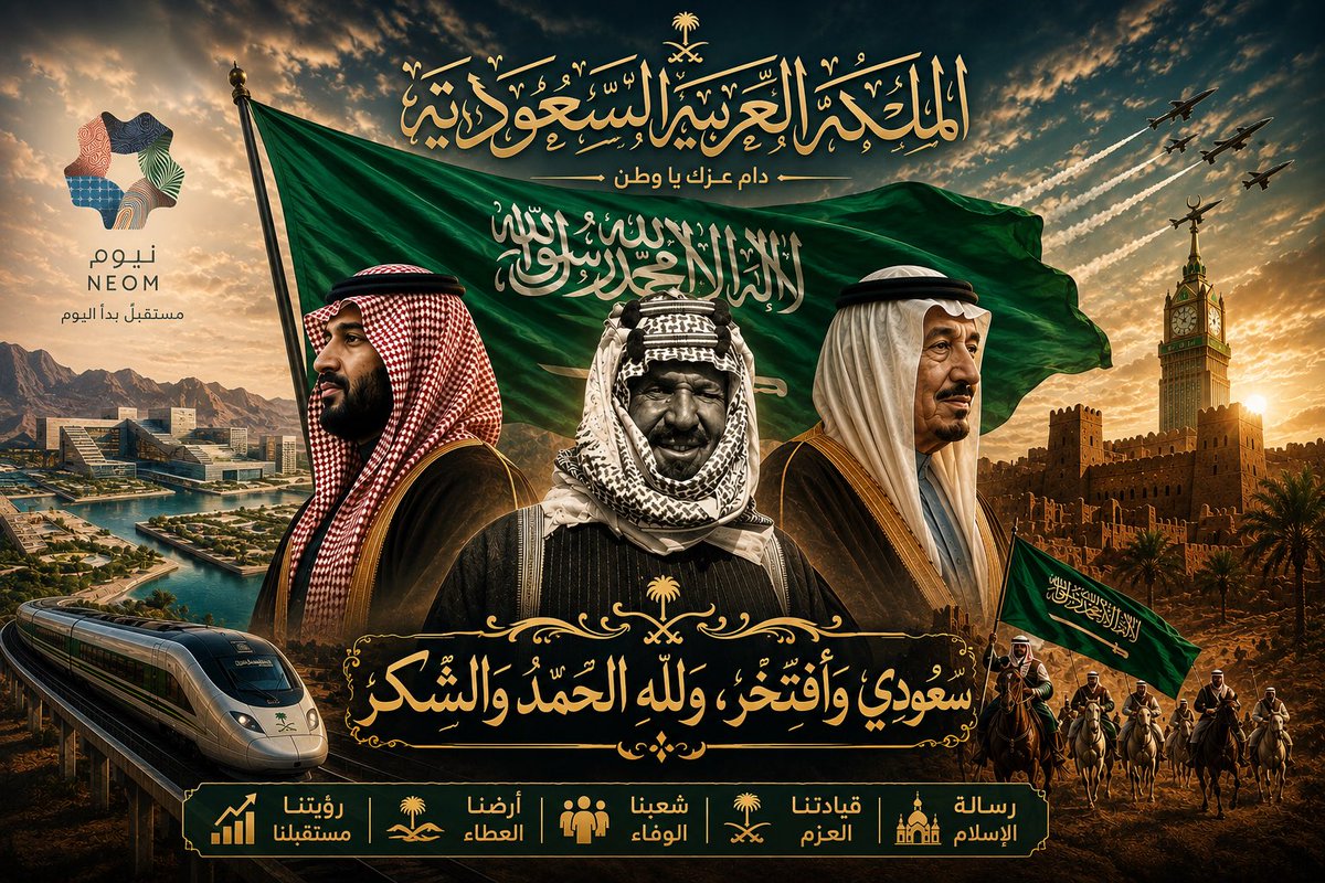 FTS3500's tweet photo. عقيدةٌ راسخة… 
وقيادةٌ حكيمة… 
ووطنٌ لا يعرف المستحيل . https://t.co/b3BKOsNzTv