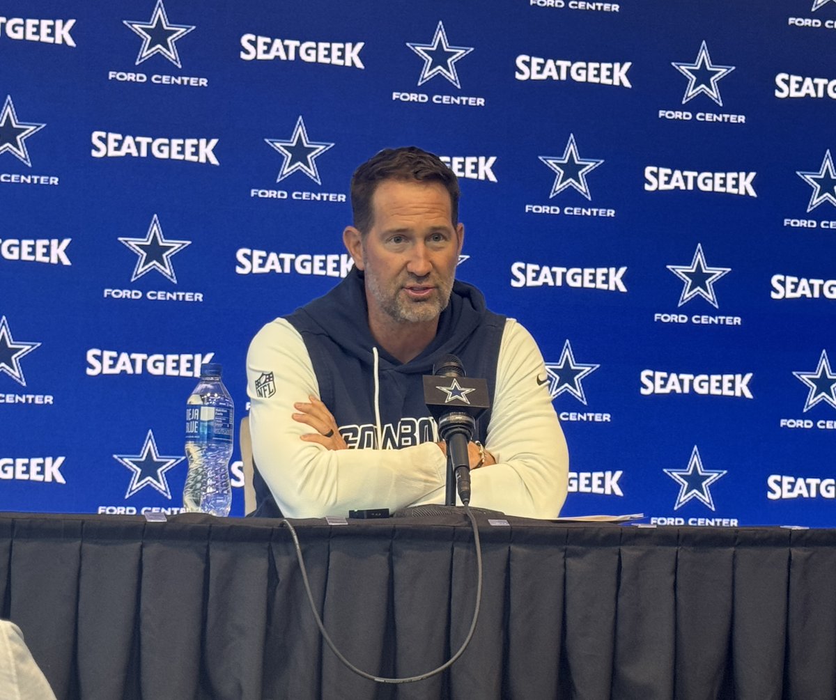 VoiceOfTheStar's tweet photo. Brian Schottenheimer on the same topic: "the shit talking from Christian Parker is a little different than what we had last year. ... but it's fun to watch him stir it up with CeeDee, Dak and those guys." 

CP isn't coming in quietly. 

#Cowboys https://t.co/jG419i3te4