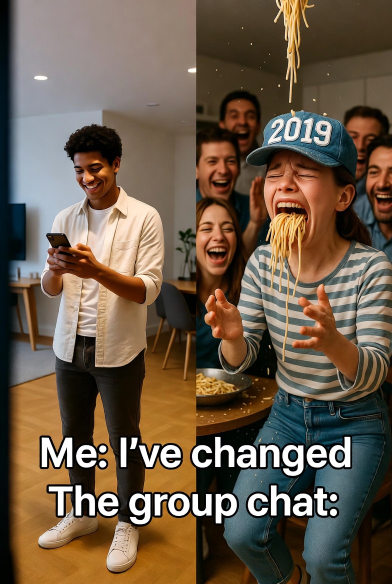 FoxRangerWar's tweet photo. POV: You finally get your life together but the group chat still roasts you for that one thing from 2019 😂 Drop your most unkillable embarrassing memory below https://t.co/w8dm0Gz2Bd