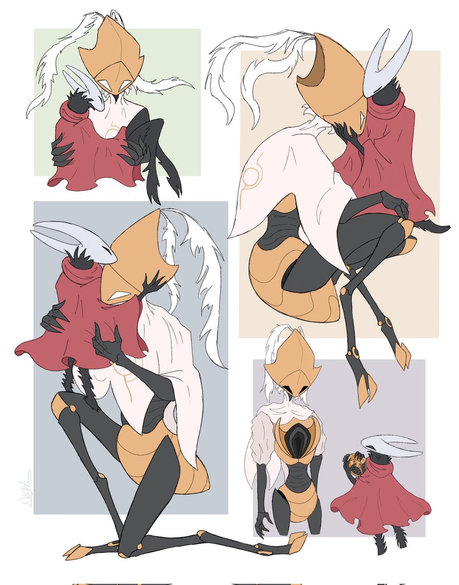 DevilCatDarling's tweet photo. Sentinet doodles. Clockwork knight and spider princess my beloveds ♡
#hollowknight #hollowknightfanart #hollowknightart #silksong https://t.co/bFlNbyx52O