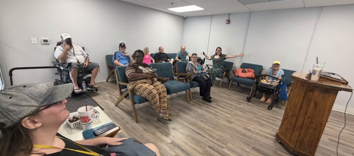 connectednation's tweet photo. For digital skills learner Anita, technology feels overwhelming at times.

"It seems like every day there's something new to learn," she said.

Find out how she learned essential digital skills with #ConnectedNation ⬇️

https://t.co/GvLvzgziod https://t.co/LCqwmxGSb6