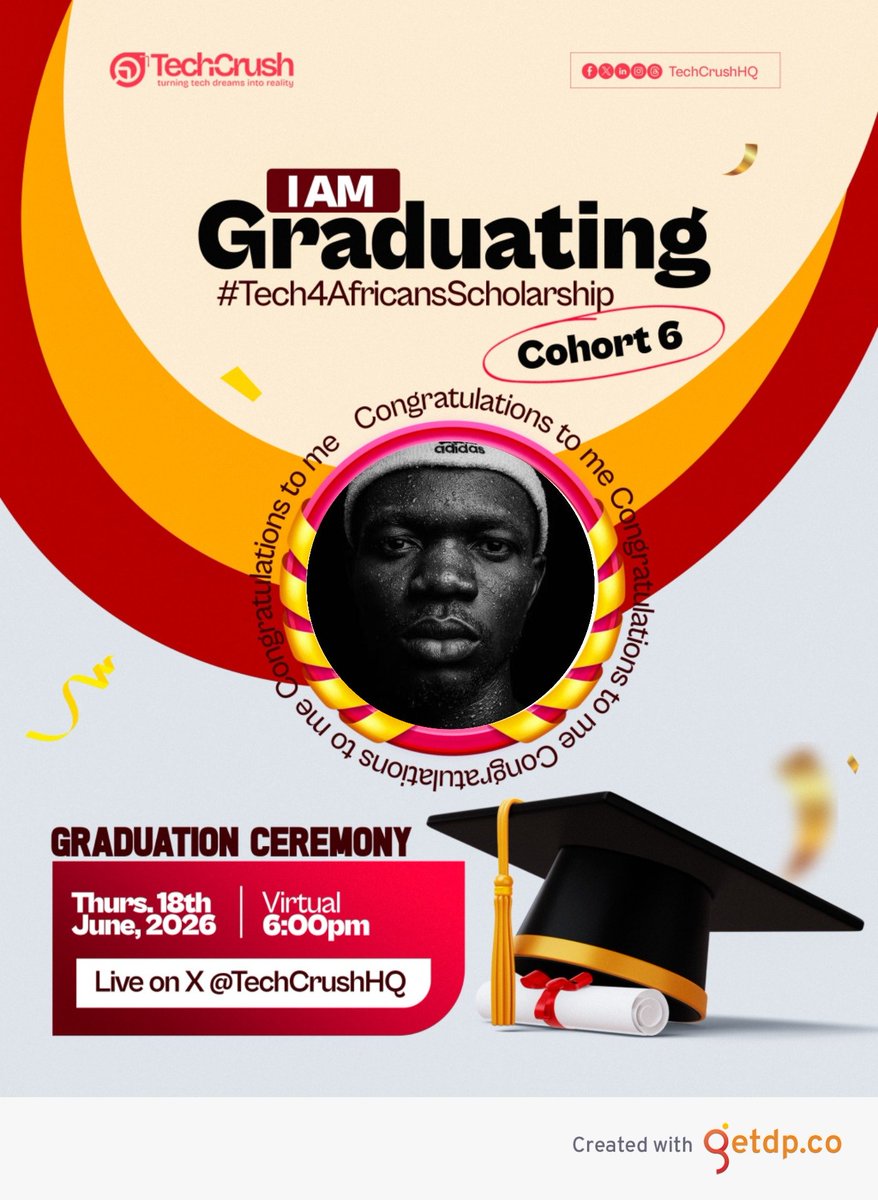 nzubejerry's tweet photo. @TechCrushHQ Done! Congratulations to us🎊 https://t.co/HkRMu0giLm
